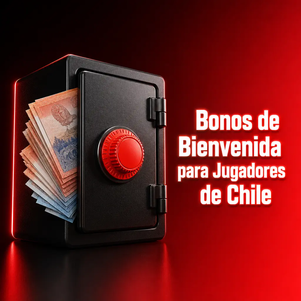 Bono de bienvenida 1Red Chile: 100% hasta 10.000 CLP más 100 giros gratis en casino, requisito de apuesta x35.