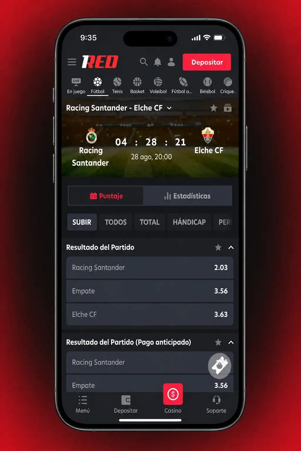 Pasos simples para realizar tu primera apuesta deportiva en 1Red Chile de forma rápida y sencilla.