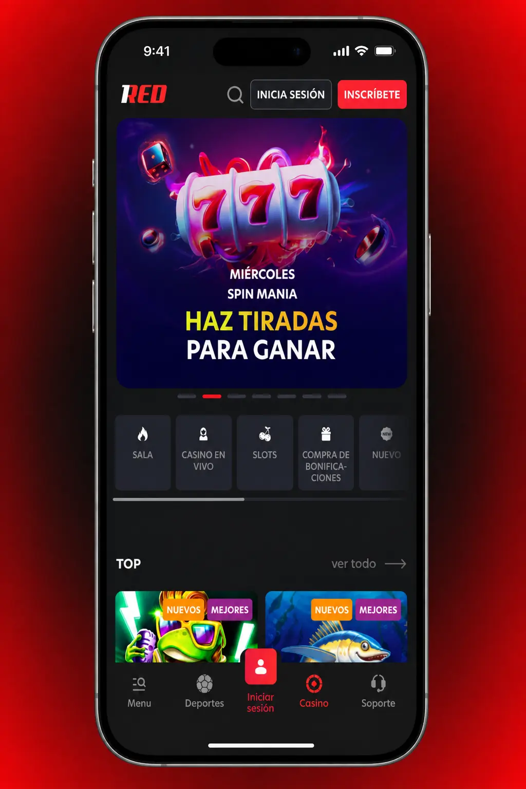 Pasos para descargar e instalar el APK de 1Red en Android desde el sitio oficial