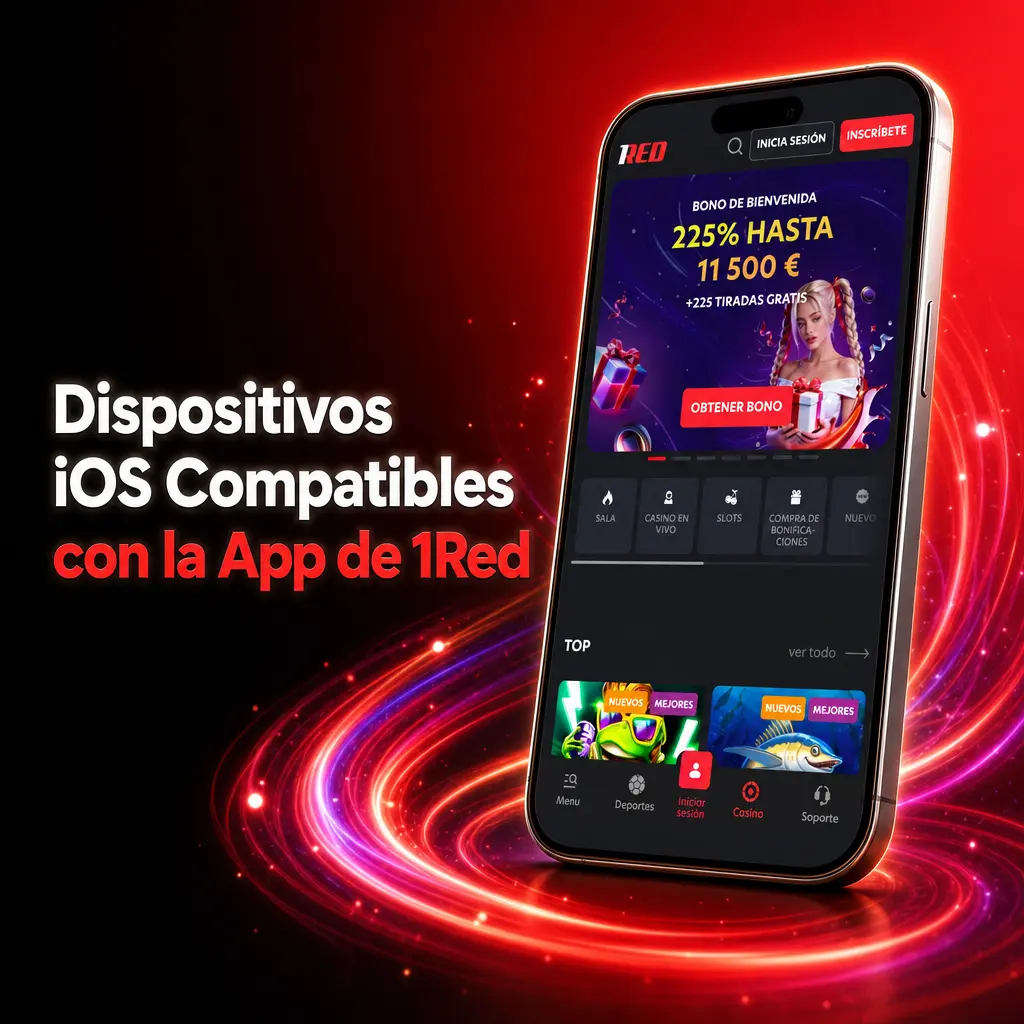 Dispositivos iOS compatibles con la app de 1Red: iPhone X hasta iPhone 17 y sus versiones Pro, Plus y Mini.