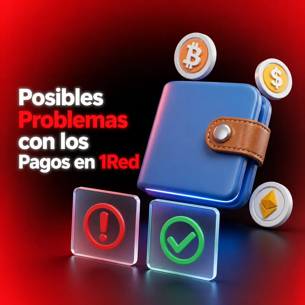 Solución a problemas comunes de depósitos y retiros en 1Red: acreditación, verificación de identidad y bonos.