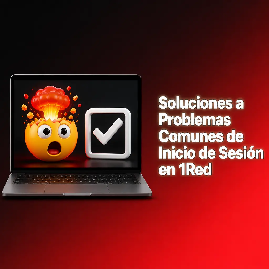 Tabla con soluciones a problemas comunes de inicio de sesión en 1Red, como contraseña olvidada o cuenta bloqueada.